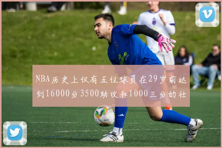 NBA历史上仅有五位球员在29岁前达到16000分3500助攻和1000三分的壮举